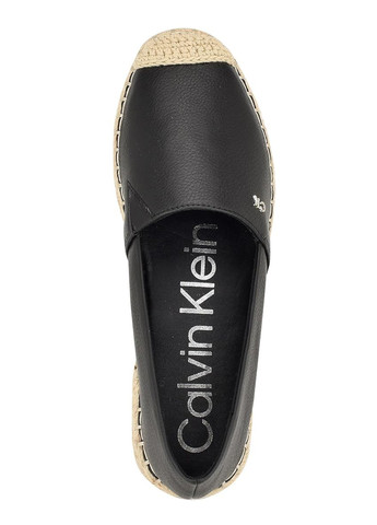 Чёрные эспадрильи Calvin Klein однотонный логотип (369667460)