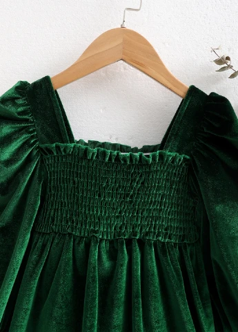 Изумрудное платье SHEIN (325533808)