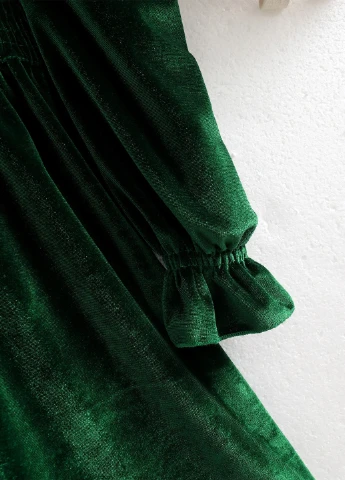 Изумрудное платье SHEIN (325533808)