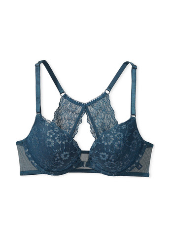 Синий демисезонный комплект (бюстгальтер, трусики) Victoria's Secret