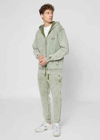 Зеленые спортивные демисезонные джоггеры брюки PRPY