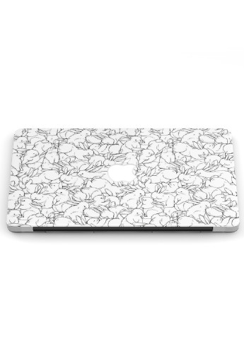 Чохол пластиковий для Apple MacBook Air 13 A1466 / A1369 Патерн Зайки (Pattern) (6351-2473) MobiPrint (218865484)