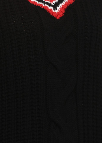 Черный демисезонный пуловер пуловер Terranova