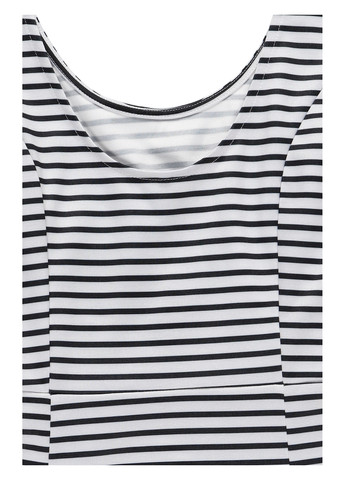 Чорно-білий кежуал сукня кльош Only в смужку