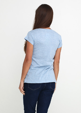 Синяя летняя футболка Geso