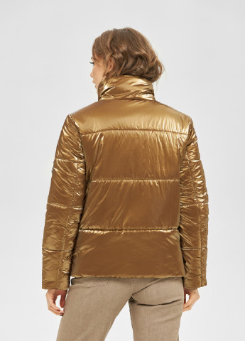 Золотая демисезонная куртка MN