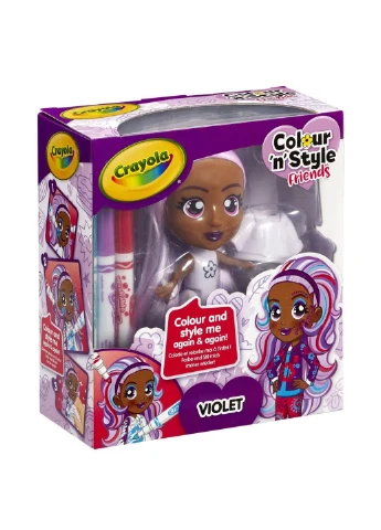 Набір для творчості Colour n Style Стильні дівчата Віолетта (918939.005) Crayola (254080317)