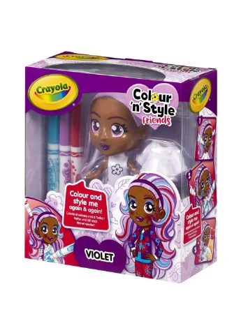 Набір для творчості Colour n Style Стильні дівчата Віолетта (918939.005) Crayola (254080317)