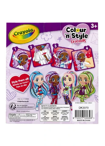 Набір для творчості Colour n Style Стильні дівчата Віолетта (918939.005) Crayola (254080317)