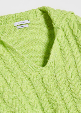 Лаймовый демисезонный свитер Reserved
