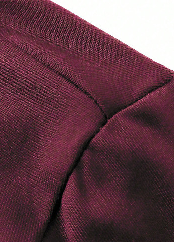 Бордова святковий, вечірня сукня а-силует, сукня-водолазка SHEIN однотонна