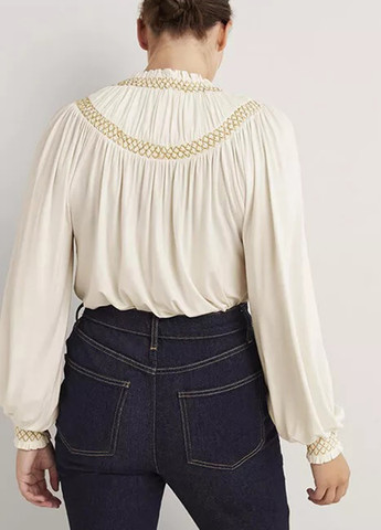 Молочная блуза Boden