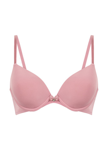 Серо-бежевый балконет бюстгальтер Hunkemoller с косточками полиамид