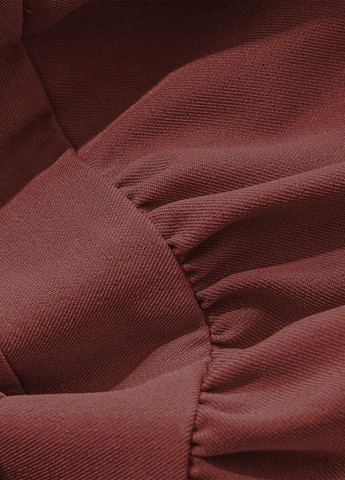 Терракотовое праздничный, вечернее платье а-силуэт SHEIN однотонное