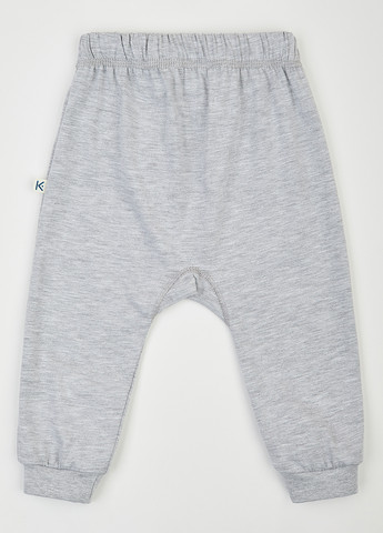 Серые кэжуал демисезонные джоггеры брюки KRAKO