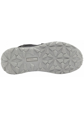 Черные спортивные осенние ботинки Jack Wolfskin