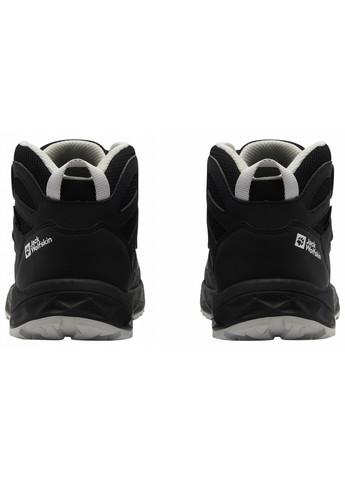 Черные спортивные осенние ботинки Jack Wolfskin