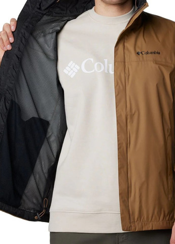 Коричневая демисезонная ветровка Columbia