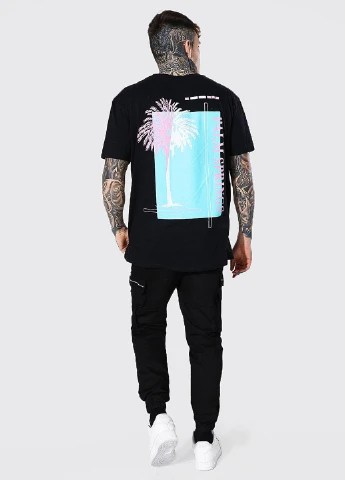 Чорна футболка Boohoo