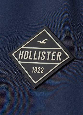 Темно-синя демісезонна куртка Hollister