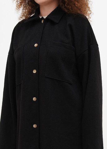 Черный женский жакет Boohoo однотонный - демисезонный