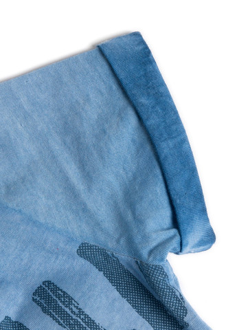 Голубая летняя футболка Chicco