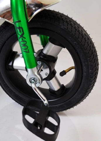Трех-колесный Велосипед с родительской ручкой Lex-007 (12/10 AIR wheels) Green Sigma (251788293)