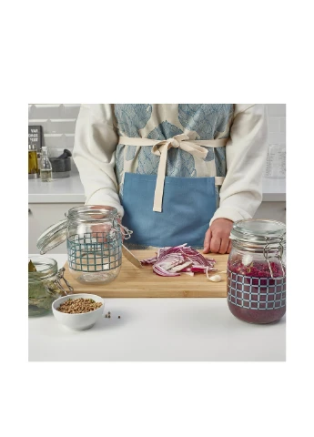 Банка с крышкой, 1,2 л IKEA (293097868)