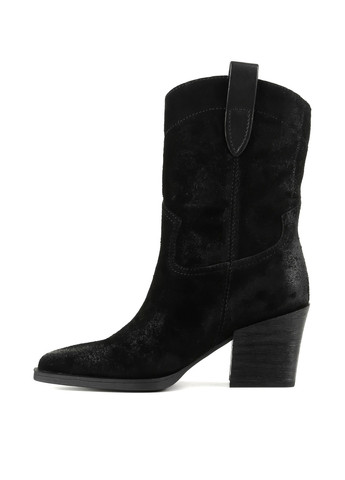 Черные осенние полусапоги Le'BERDES