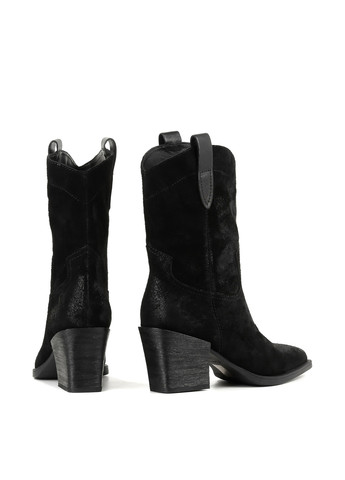 Черные осенние полусапоги Le'BERDES