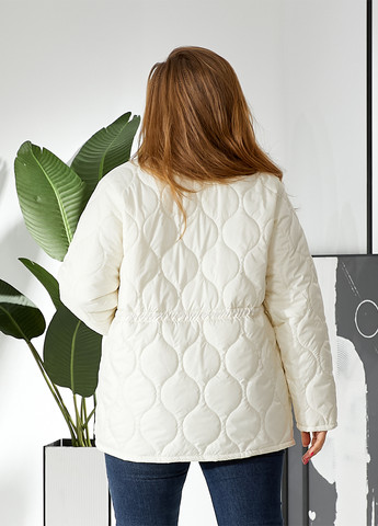 Молочная демисезонная куртка Elfberg