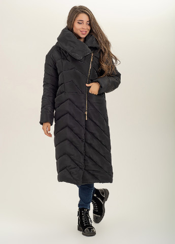 Черная зимняя куртка Kristin
