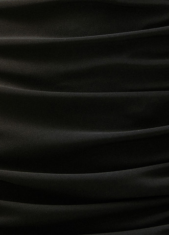 Черное кэжуал платье на запах, футляр KOTON однотонное