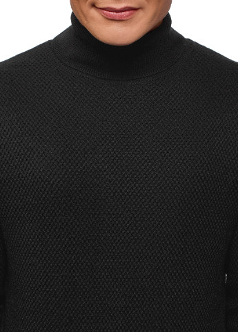 Черный демисезонный свитер Oodji