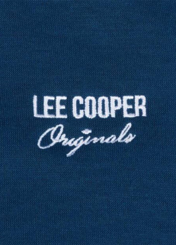Свитшот Lee Cooper - Прямой крой логотип темно-синий кэжуал трикотаж - (163088005)
