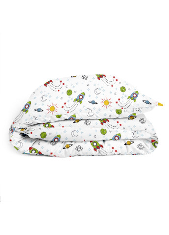 Підліткова постільна білизна ROCKETS GREY (підковдра 155х215 см, наволочка 50х70 см, простирадло 90х200х20 см) Cosas (251801336)