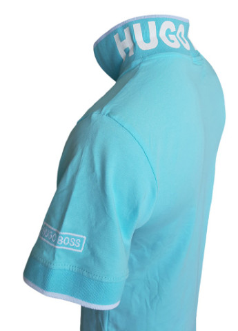 Голубая футболка поло Sport Line