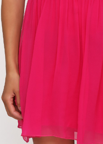 Фуксинова (кольору Фукія) кежуал плаття, сукня кльош Sassofono однотонна