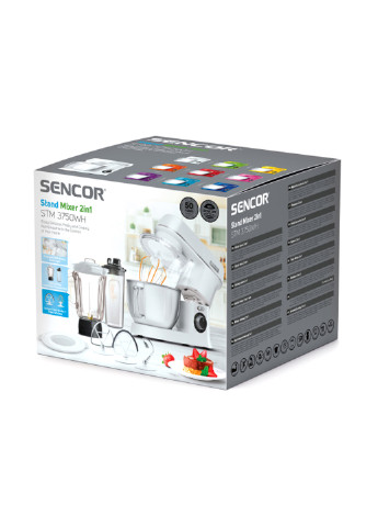 Кухонная машина Sencor STM3750WH белая