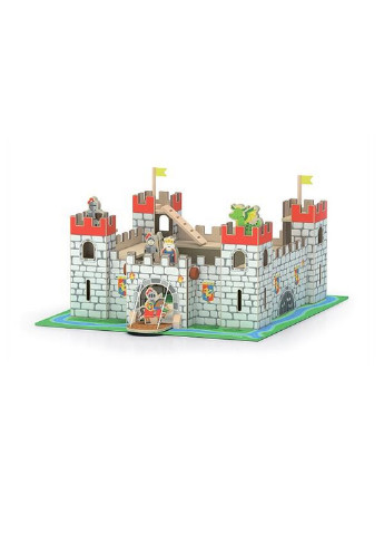 Дитячий набір Дерев'яний замок 56х50х21,5 см Viga Toys (228856656)