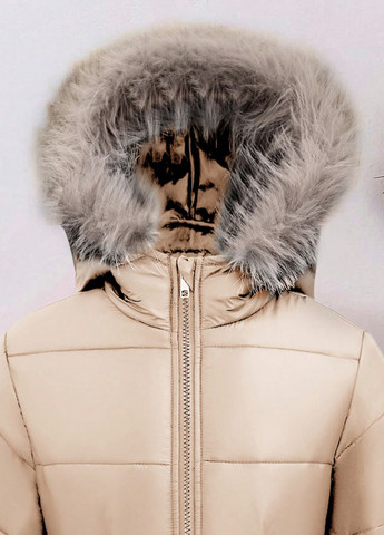 Кремовая демисезонная куртка SHEIN