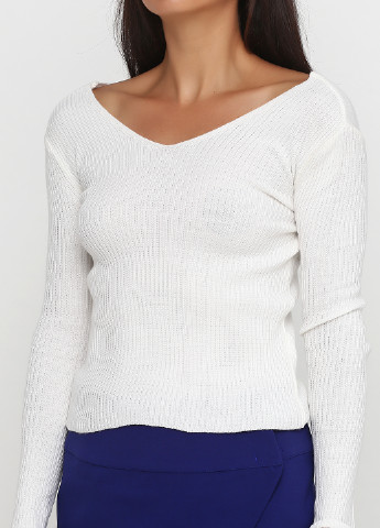 Молочный демисезонный пуловер пуловер Sassofono