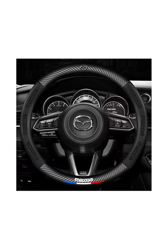 Шкіряний чохол на кермо для Mazda No Brand (321997349)