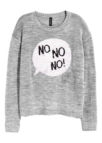 Серый демисезонный джемпер джемпер H&M