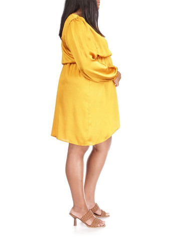 Желтое праздничный платье а-силуэт Michael Kors однотонное