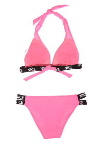 Рожевий літній купальник (ліф, труси) Fuba.Vi