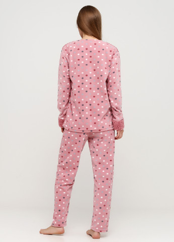 Розовая всесезон пижама (свитшот, брюки) свитшот + брюки Fenix
