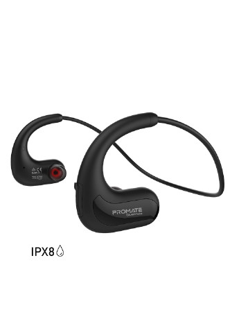 Спортивні Bluetooth навушники DiveMate Bluetooth 5 IPX8 Black () Promate divemate.black (199673570)