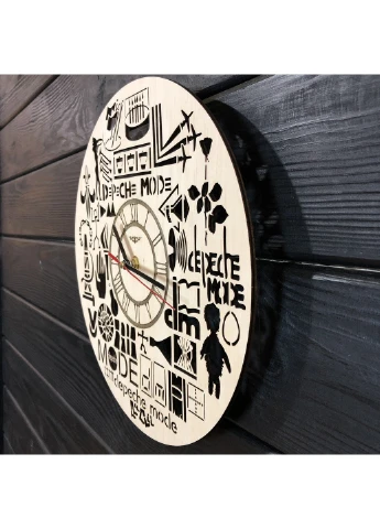 Оригинальные настенные часы из дерева «Depeche Mode» 7Arts (253567097)