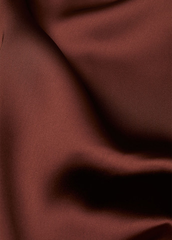 Темно-коричнева вечірня, кежуал сукня кльош H&M однотонна